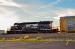 NS SD40-2 Locomotive in the yard